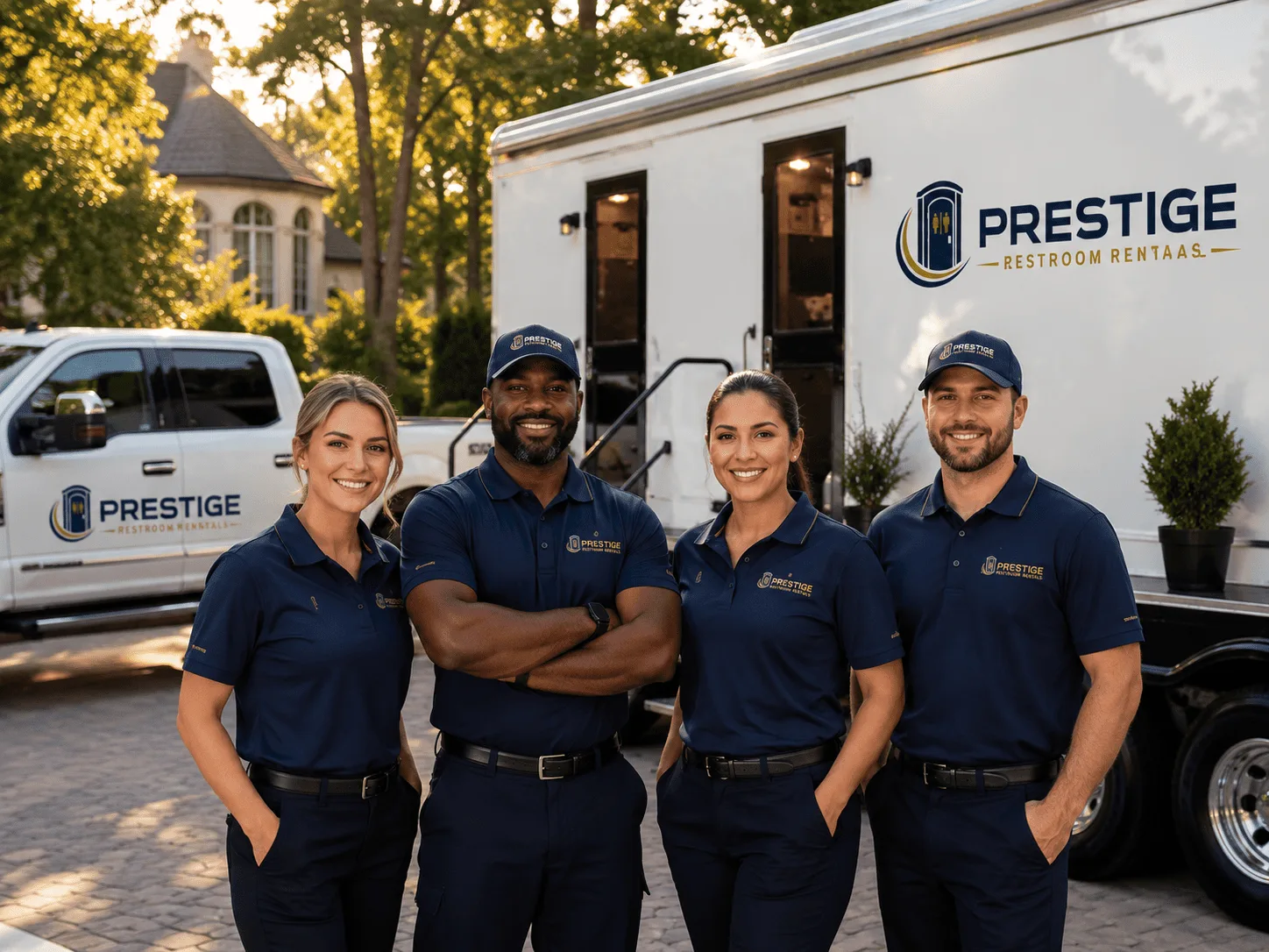 Trusted Luxury Portable Restrooms company in Bisbee, ND